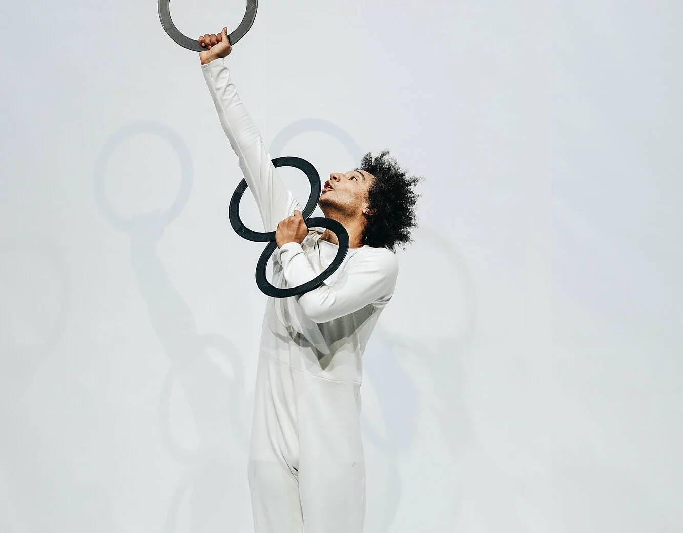 Répétitions d'avant premières et premières du spectacle Monographie de la Cie DeFracto interprété par Guillaume Martinet les 12, 13 et 14 novembre 2024 au Cirque Théâtre d'Elbeuf en Normandie.