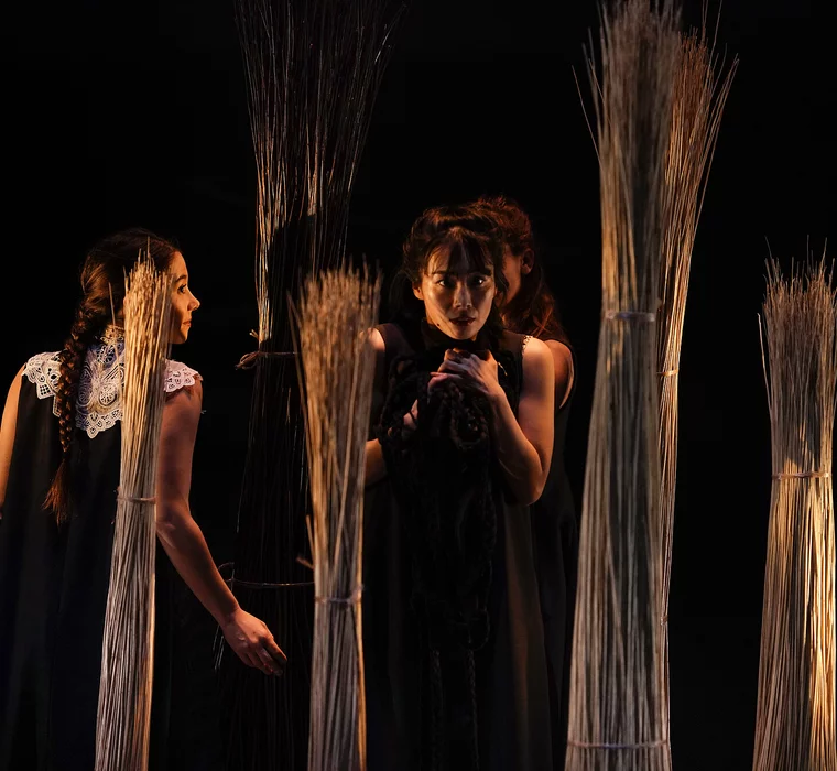 Spectacle de danse "Ronce" présenté par la compagnie Kokeshi durant la saison 24/25 de la CAPB KULTURA. Crédit Photo Bastien Capela