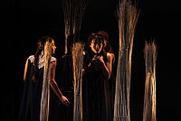 Spectacle de danse "Ronce" présenté par la compagnie Kokeshi durant la saison 24/25 de la CAPB KULTURA. Crédit Photo Bastien Capela