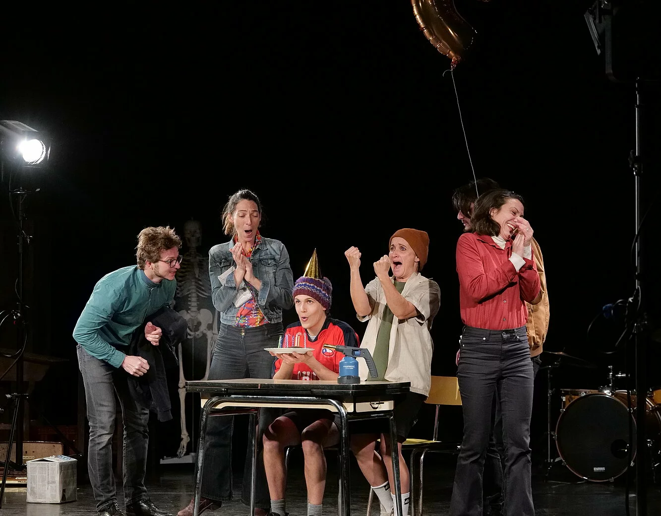 Spectacle  "Marichiweu" par la compagnie Hecho en casa en résidence à la CAPB KULTURA durant la saison 24/25.