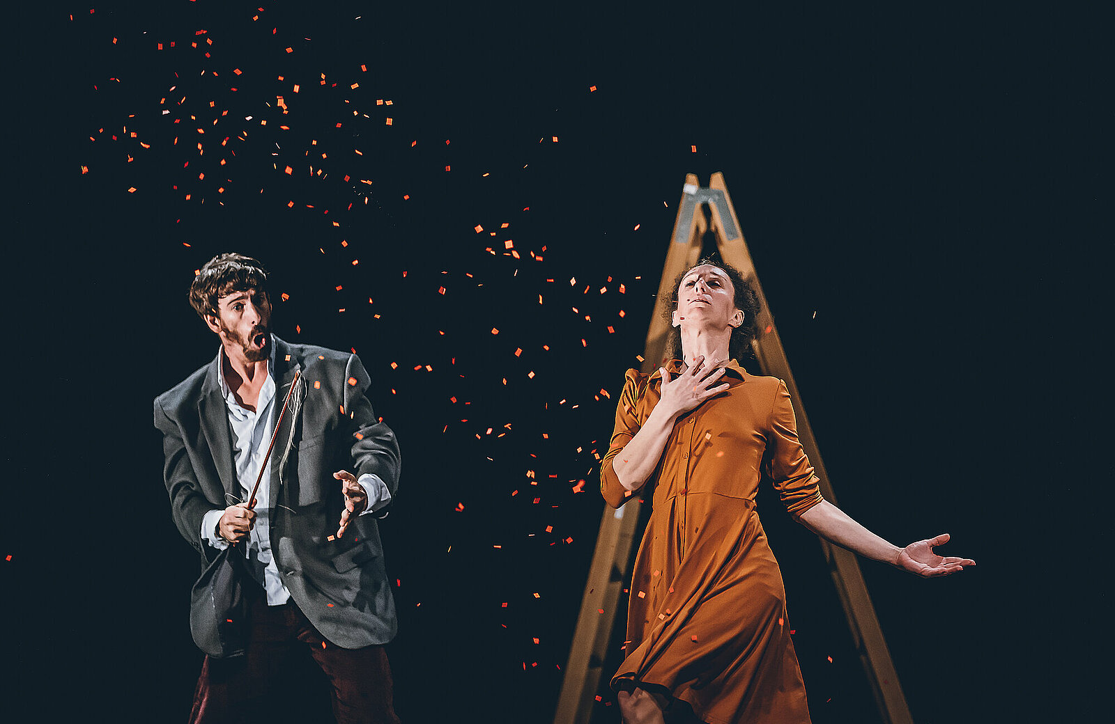 Spectacle "La crise de l'imagination" présenté par la compagnie Rauxa durant la saison 25/26 de la CAPB KULTURA
