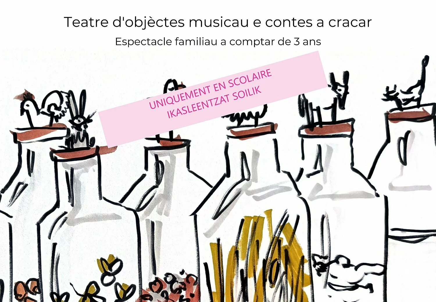 Spectacle "Cuisine-moi une histoire" par la compagnie Hirondelle en résidence à la CAPB KULTURA durant la saison 24/25.