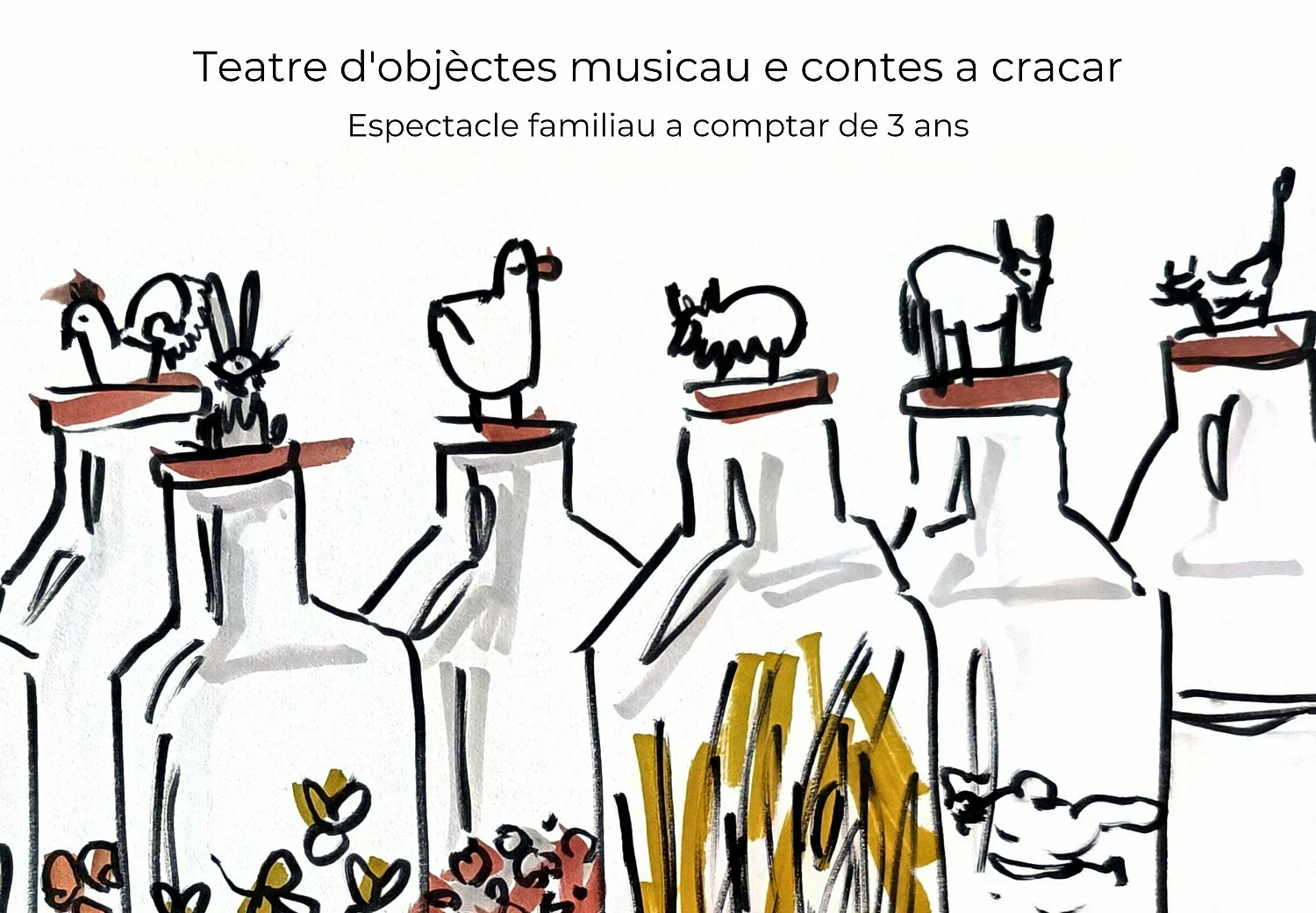 Spectacle "Cuisine-moi une histoire" par la compagnie Hirondelle en résidence à la CAPB KULTURA durant la saison 24/25.