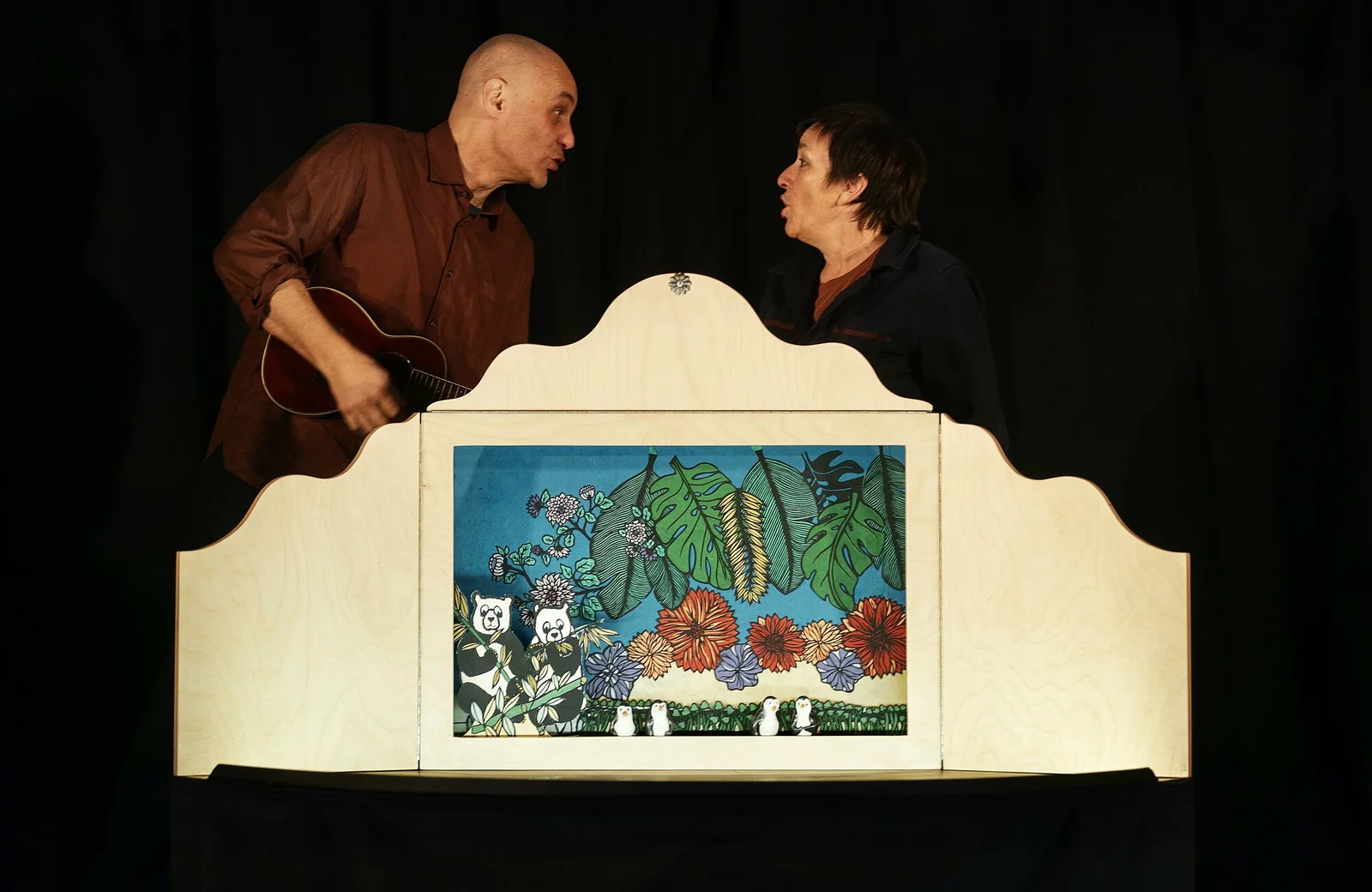 Kamishibai "Terre !" présenté par la compagnie les Lubies durant la saison 25/26 de la CAPB KULTURA