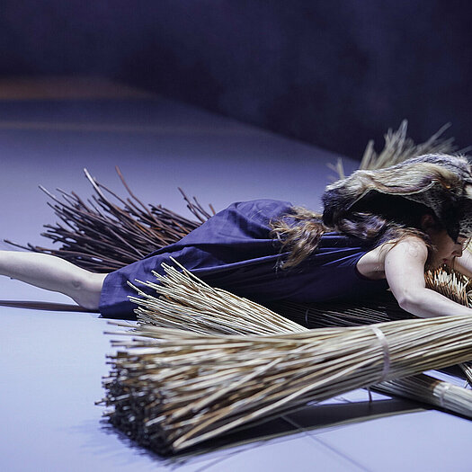 Spectacle de danse "Ronce" présenté par la compagnie Kokeshi durant la saison 24/25 de la CAPB KULTURA. Crédit Photo Bastien Capela