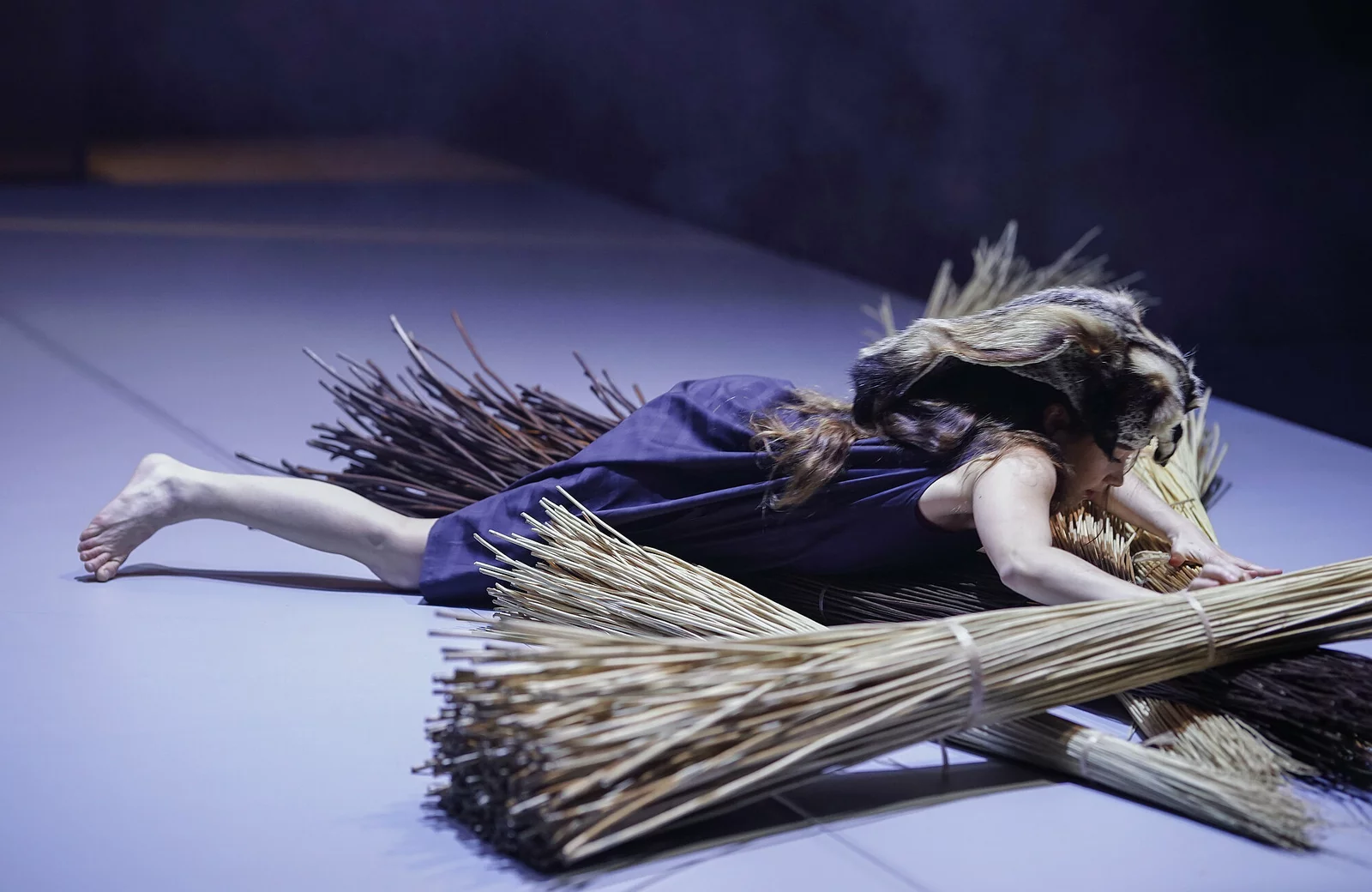 Spectacle de danse "Ronce" présenté par la compagnie Kokeshi durant la saison 24/25 de la CAPB KULTURA. Crédit Photo Bastien Capela